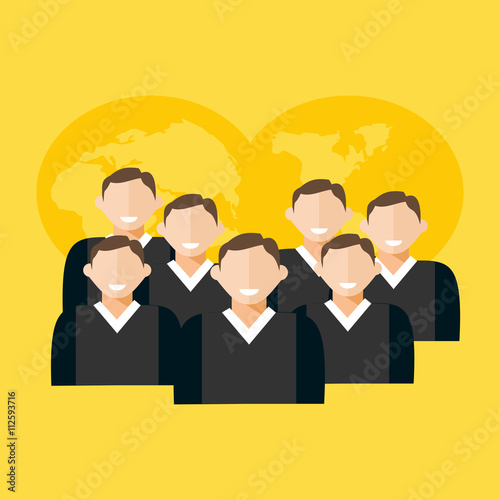 Business team. 
