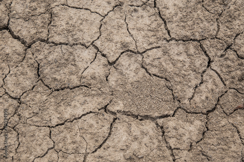 Cracked ground texture background