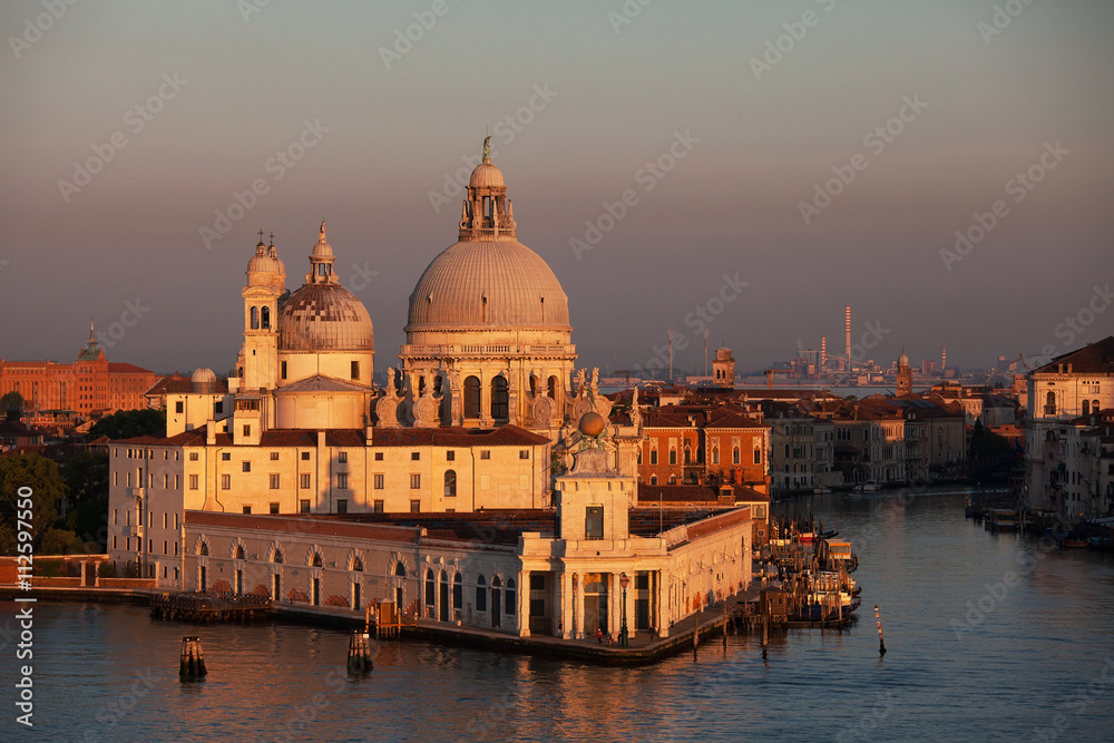 Dogana da Mar and Santa Maria della Salute Church, Venice
