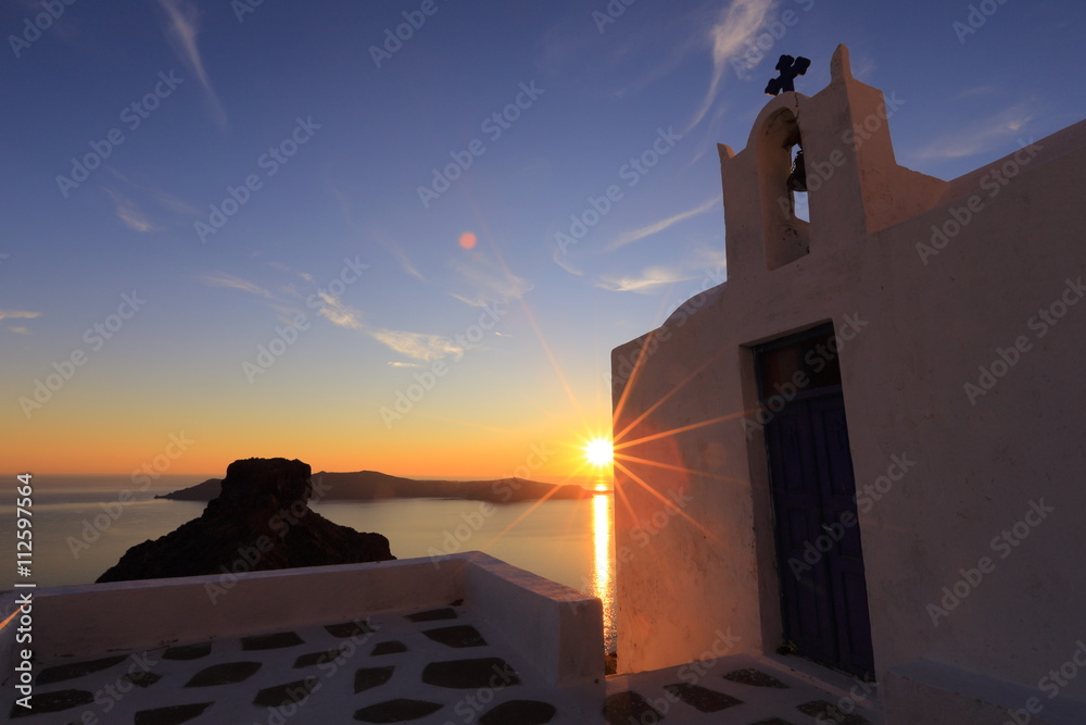 Santorini sunset, Greece