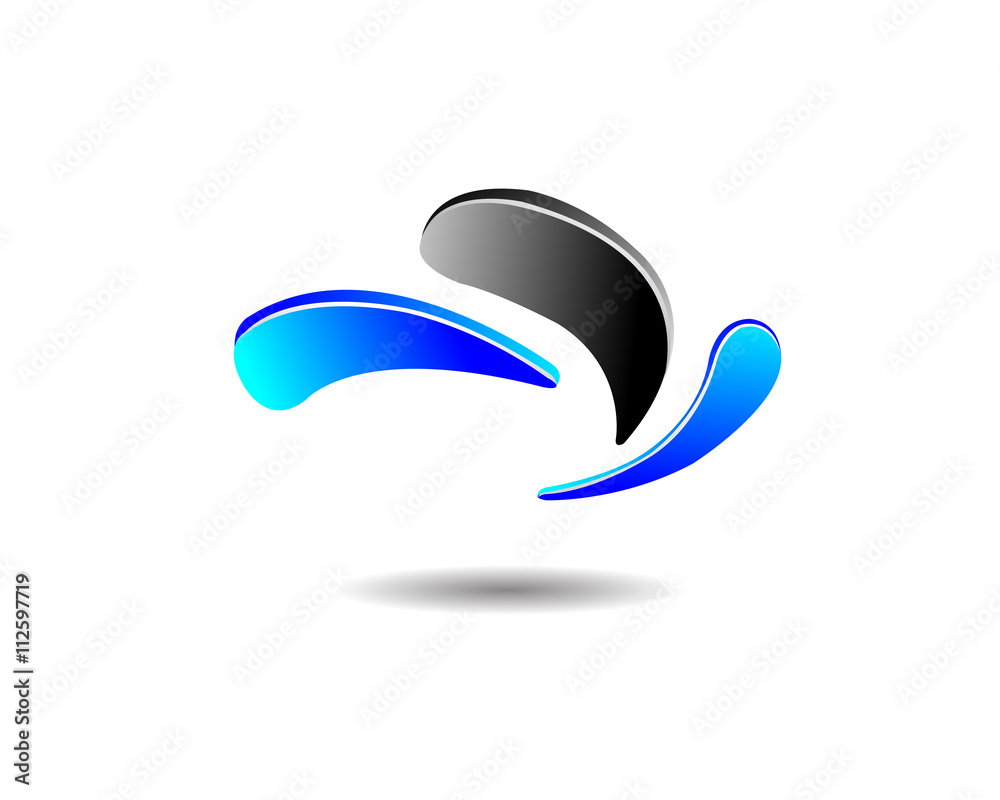 Abstract Water Drop Logo Abstract Water Drop Logo