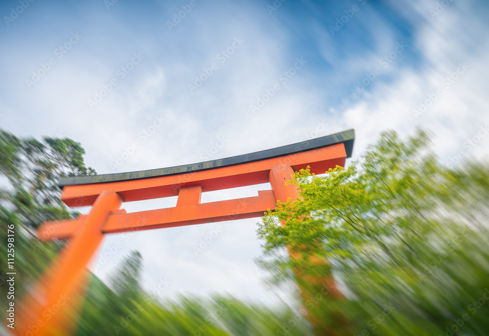 Gate of Hakone Shrine, Japan