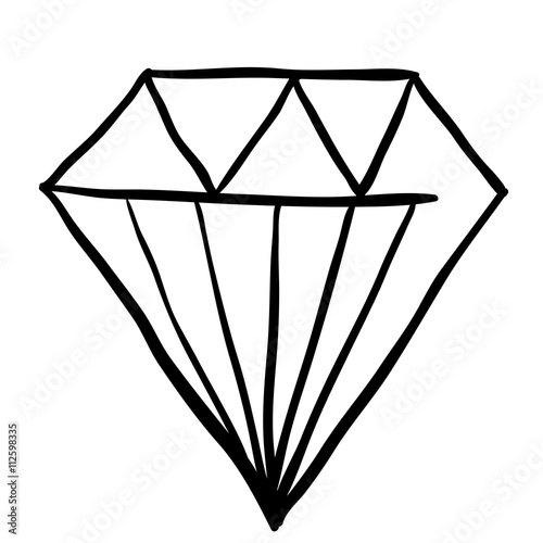 black and white diamond