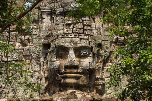 ancient gate of Prasat Bayon temple, Angkor Thom