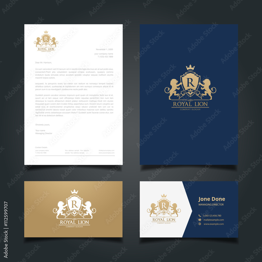 Luxury Logo and Corporate Identity Template. Luxury Logo and Corporate Identity Template.