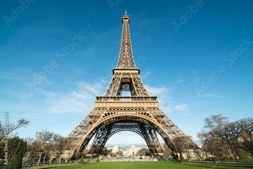 Eiffel Tower from the Champs de Mars  Paris