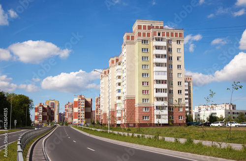 new residential area in the city