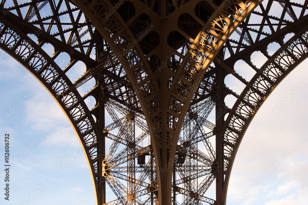 Detail of Eiffel Tower, Paris