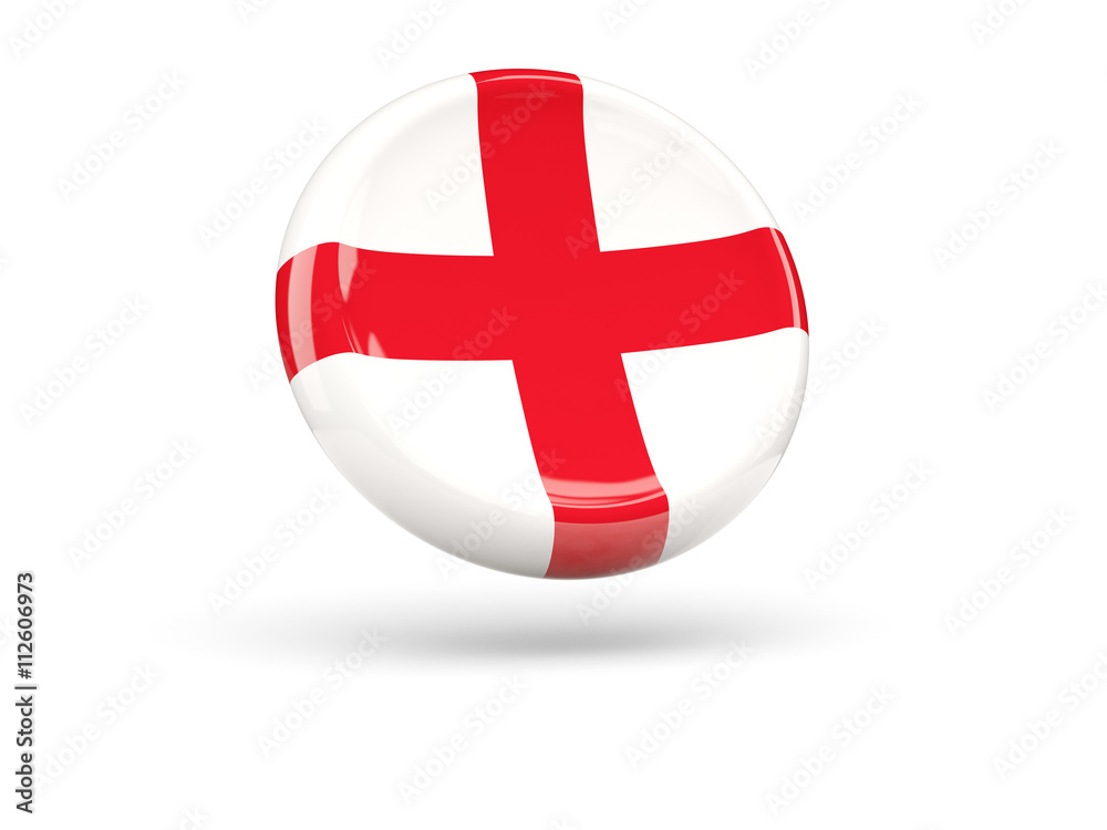 Flag of england. Round icon Flag of england. Round icon