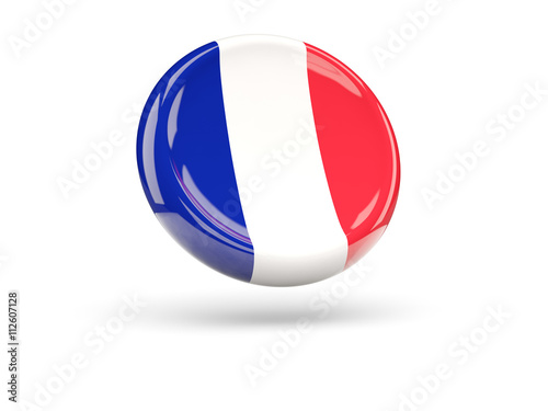 Flag of france. Round icon Free Download Flag of france. Round icon - GFXLoad