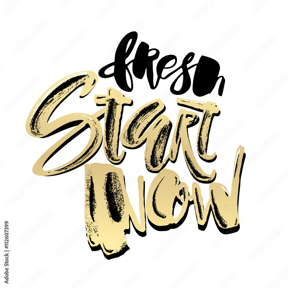 Obraz premium Fresh start now