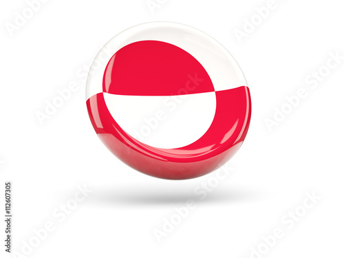Free Download Flag of greenland. Round icon - GFXLoad