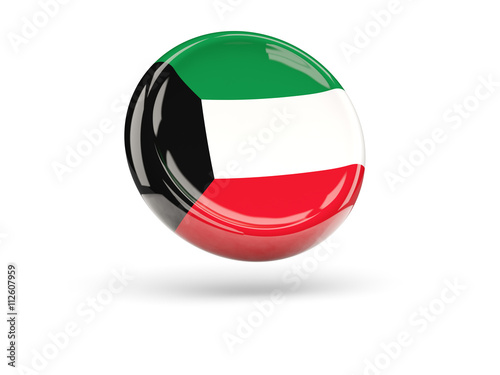 Free Download Flag of kuwait. Round icon - GFXLoad