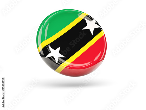 Free Download Flag of saint kitts and nevis. Round icon - GFXLoad
