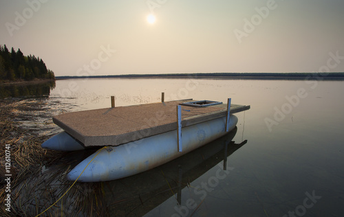 Boat sunrise