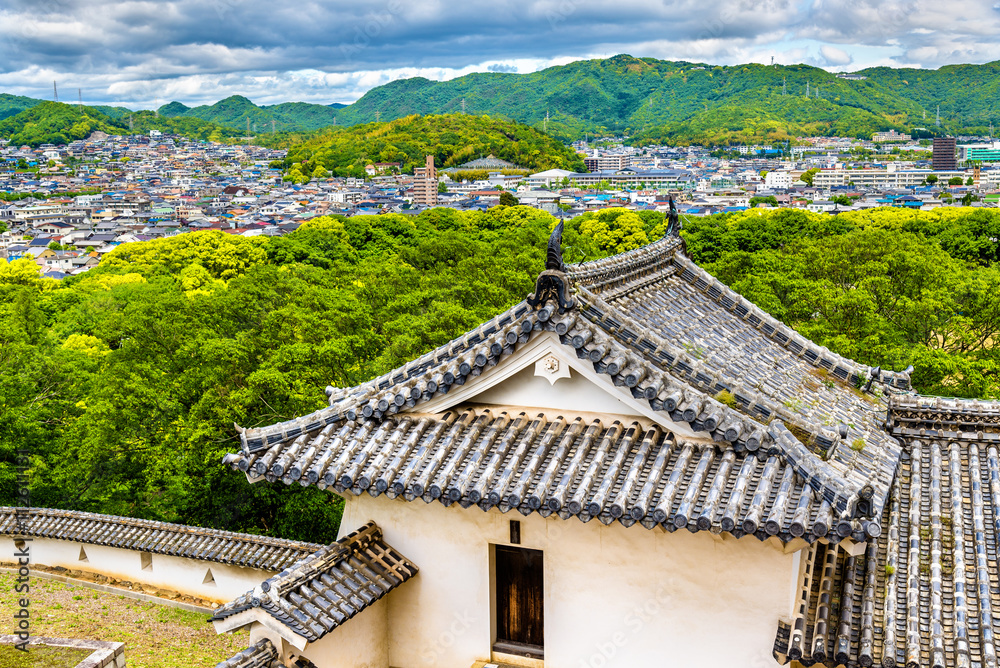 Grounds of Himeji Castle in Japan Grounds of Himeji Castle in Japan