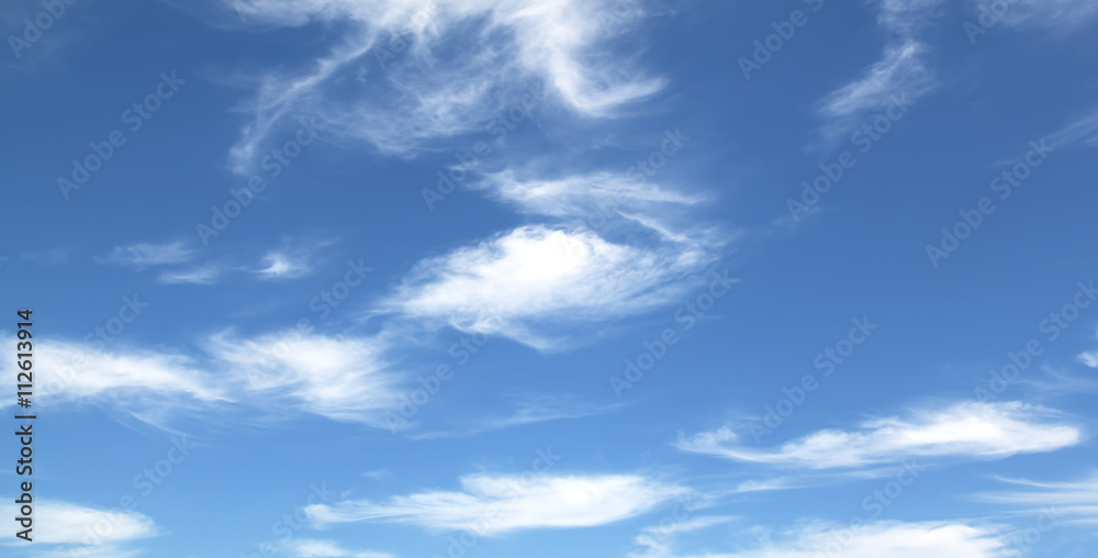 Obraz premium blue sky and clouds sky.