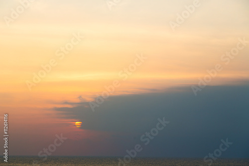 in oman coastline the blurred