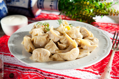 Dumplings with Butter and Dill