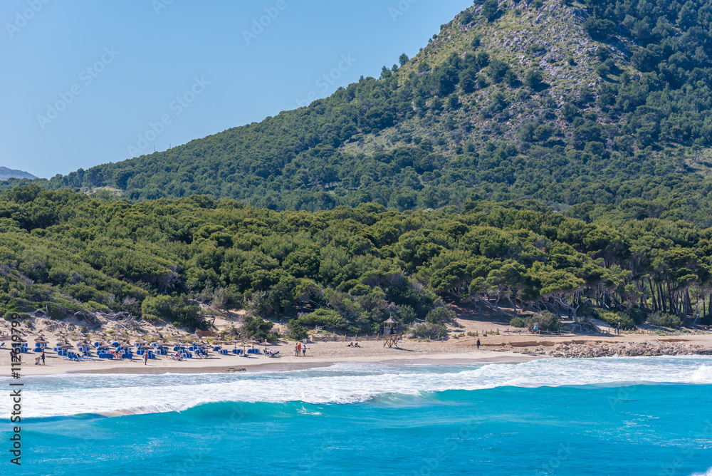 Cala Agulla on Mallorca, Spain