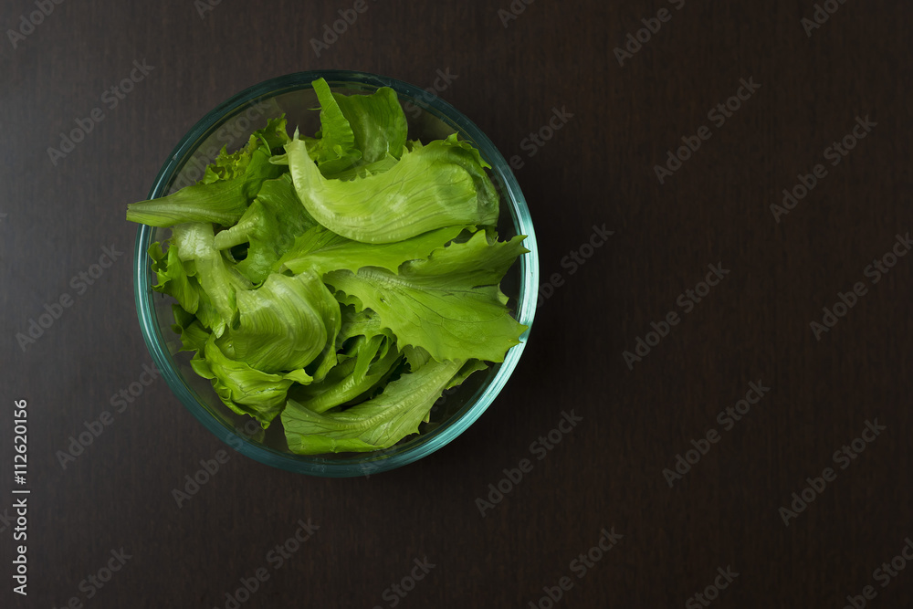Salad in bowl on the table Salad in bowl on the table