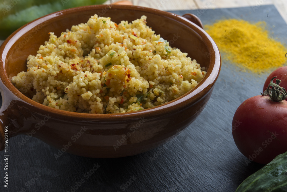 Cuscus with vegetables Cuscus with vegetables