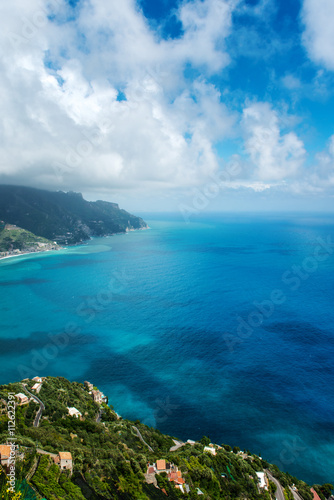 Scenic picture-postcard view of Amalfi coast © XtravaganT