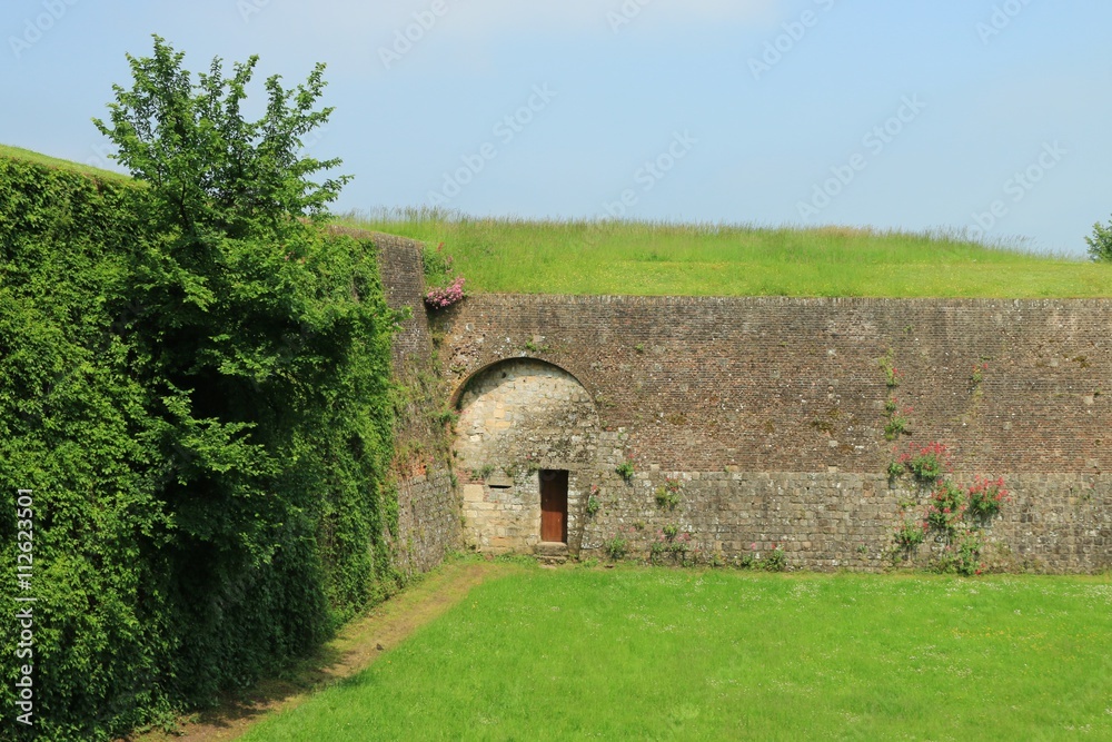 citadel  of Montreuil on sea, PAS DE CALAIS, NORTH OF FRANCE 
