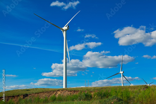 Wallpaper Mural Eco wind power generator on the grassland Torontodigital.ca