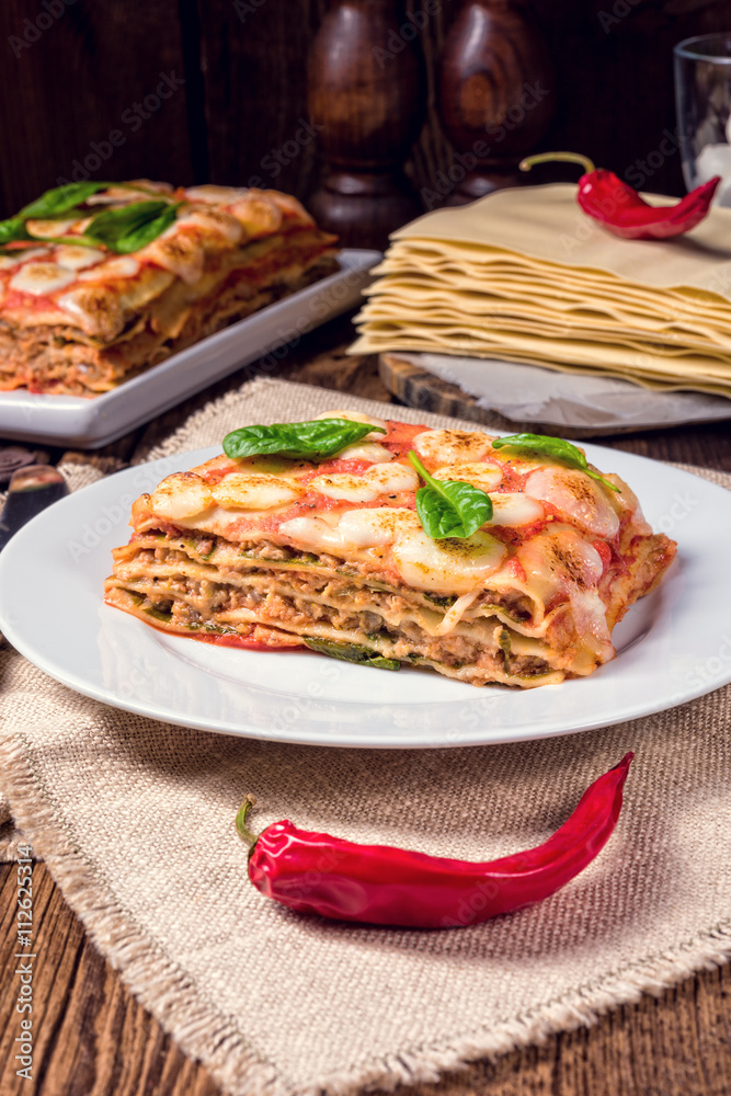Fototapeta premium Lasagne