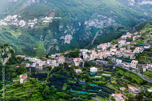 Pontone hillside village on the Amalfi coast © XtravaganT