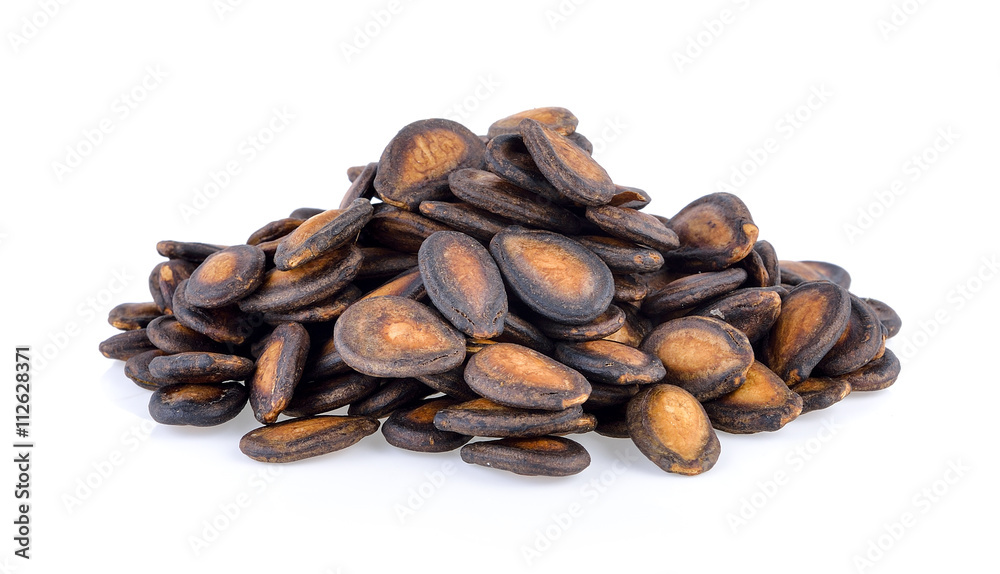 watermelon seeds isolated on white background watermelon seeds isolated on white background