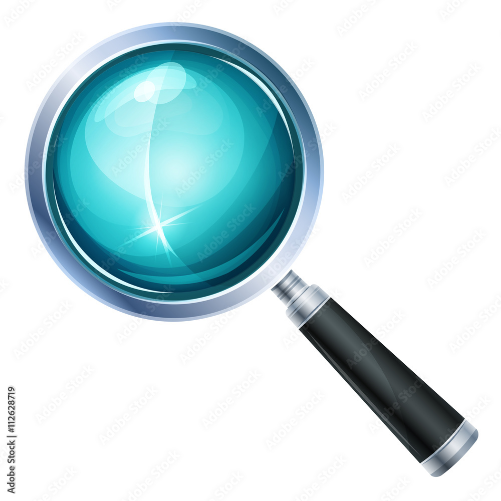Magnifying Glass Icon Isolated Magnifying Glass Icon Isolated