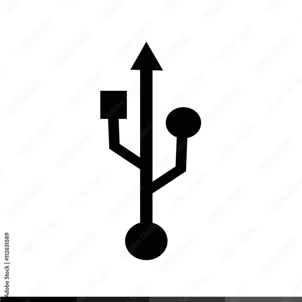 usb icon Illustration design usb icon Illustration design