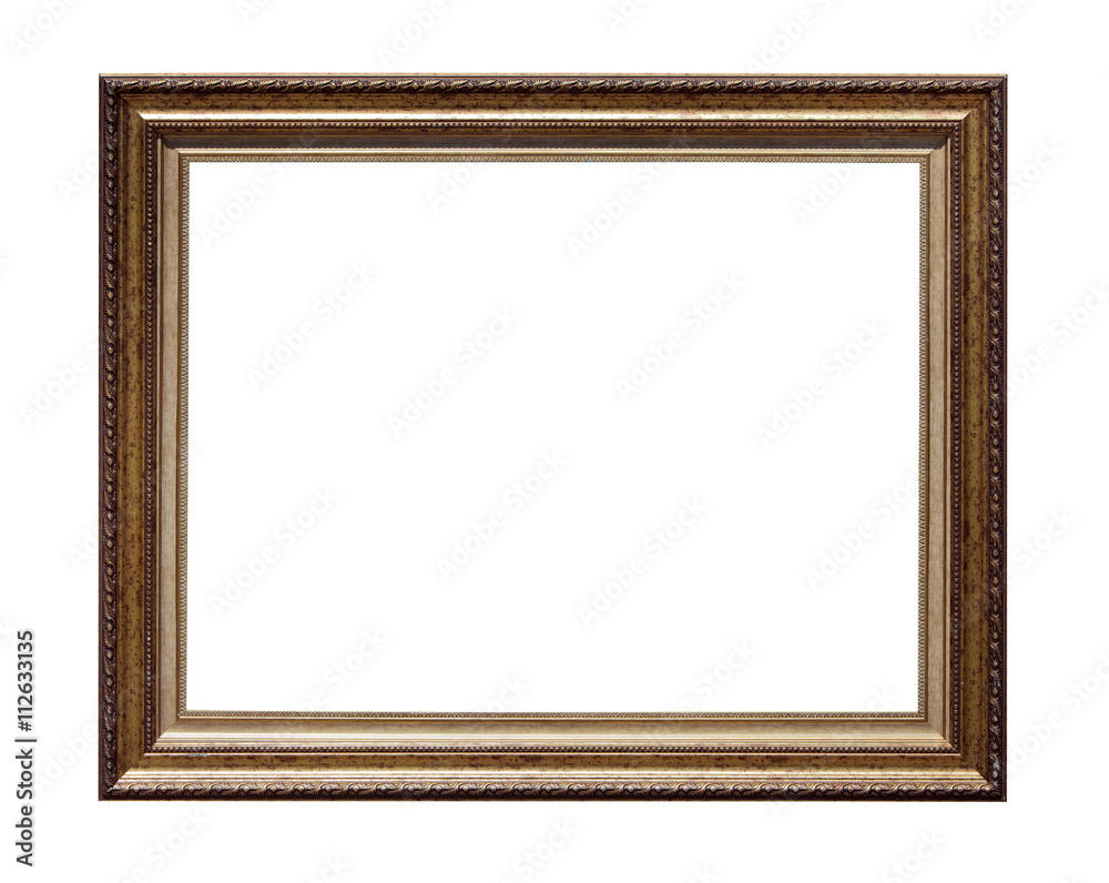 Classic painting canvas frame isolated Classic painting canvas frame isolated