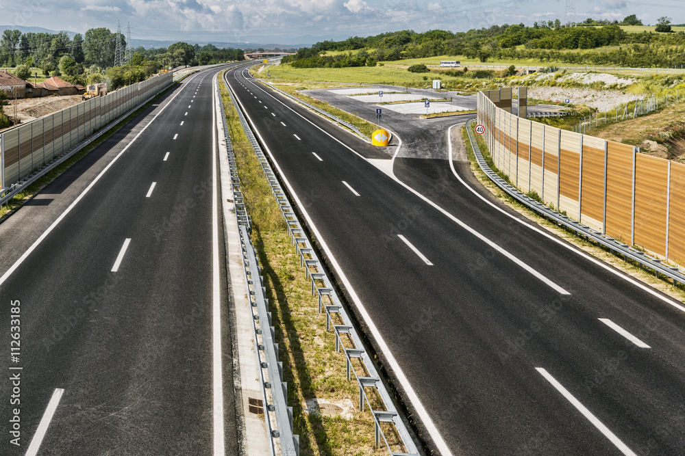 New modern highway