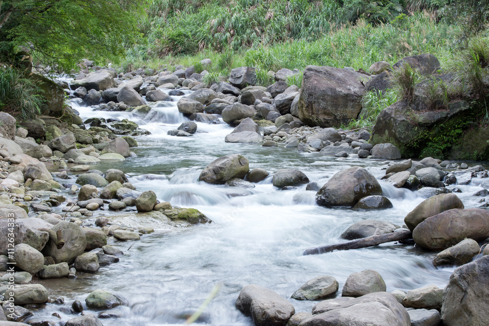 Stream and stones Stream and stones