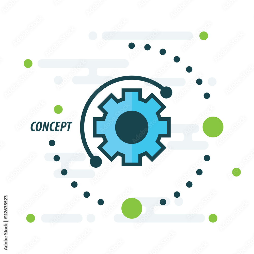 design settings concept blue design settings concept blue