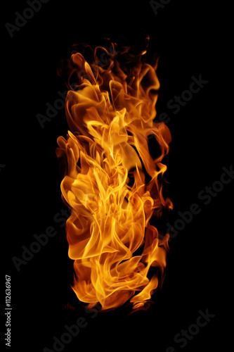 abstract red flames on a black background.