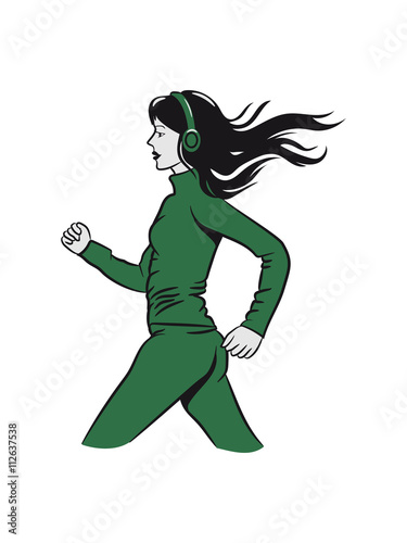 walking jogging female sport