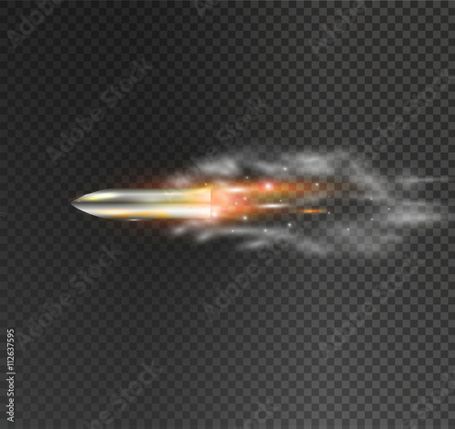 Flying bullet