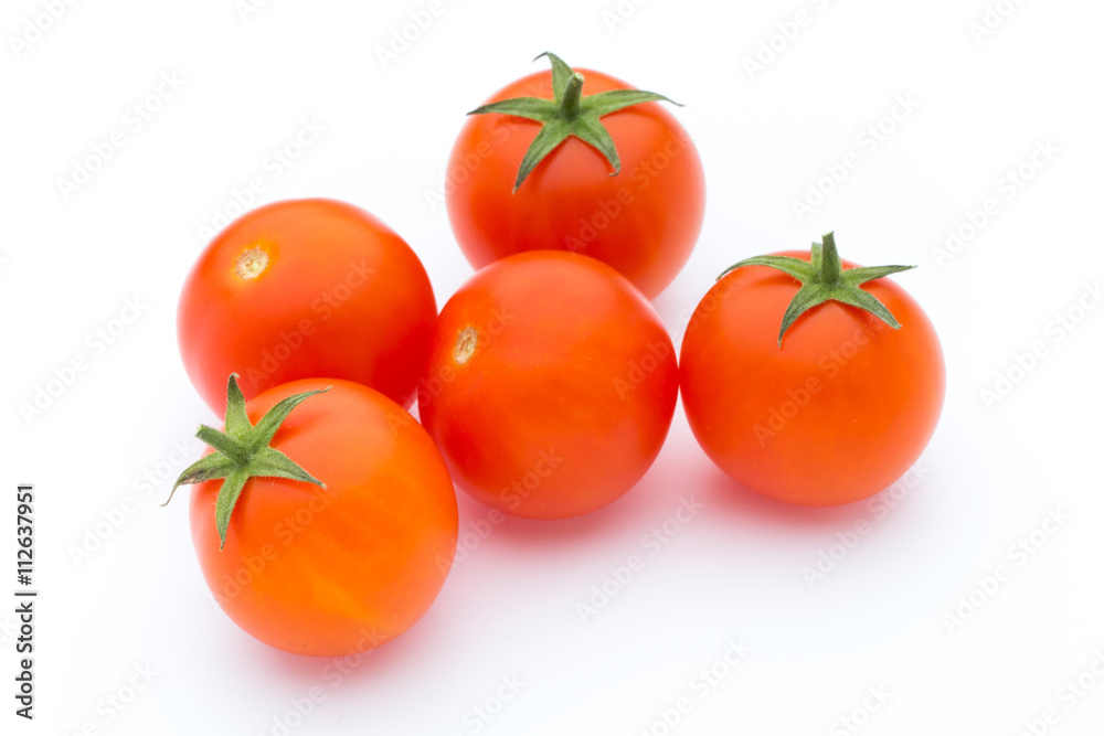 Tomato on the white isolatd background. Tomato on the white isolatd background.