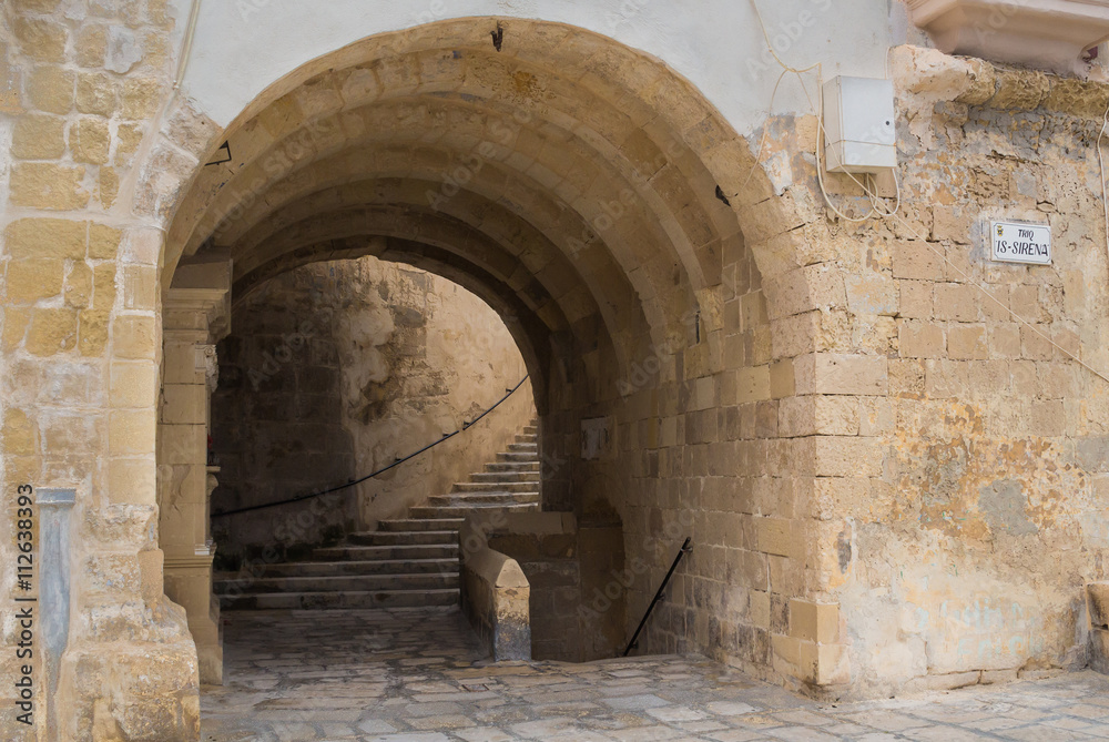 Gate in the fortification, Senglea, island Malta