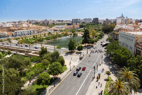 Views from the Serranos Towers in Valencia, Spain