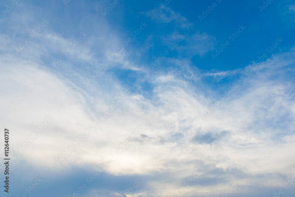 Obraz premium blue sky with cloud