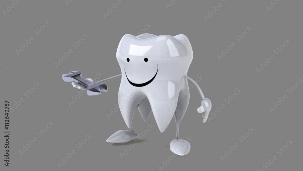 Fun tooth - Computer animation Fun tooth - Computer animation