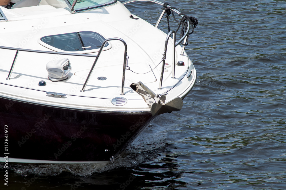 Fototapeta premium white ship water