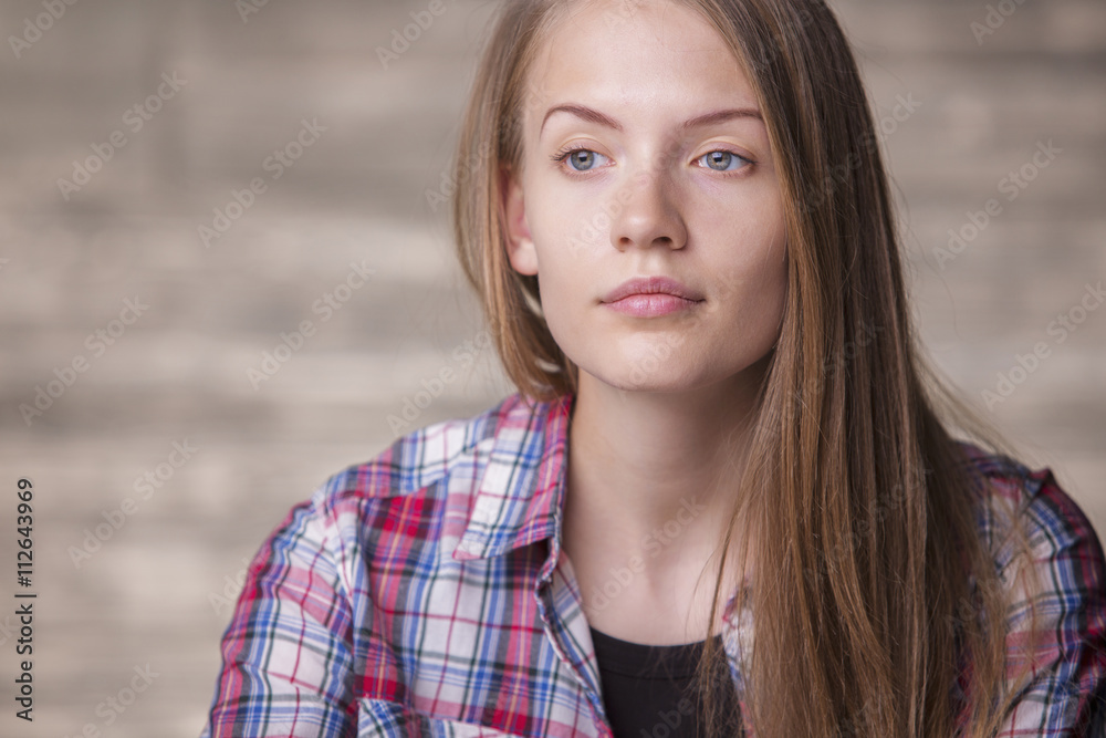 Fototapeta premium Young woman portrait