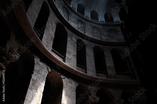 The Rotunda above the Edicule in the Church of the Holy Sepulchre, Israel. photo