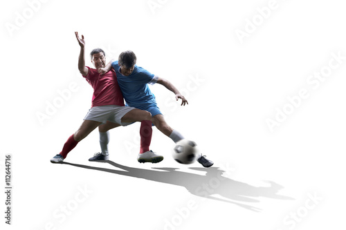 Fototapeta Naklejka Na Ścianę i Meble -  soccer players in action